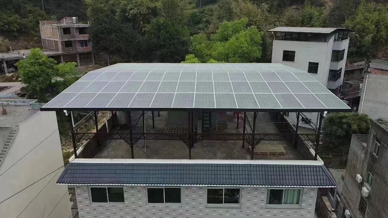 连云港15kw+10kwh自建别墅家庭光伏储能系统